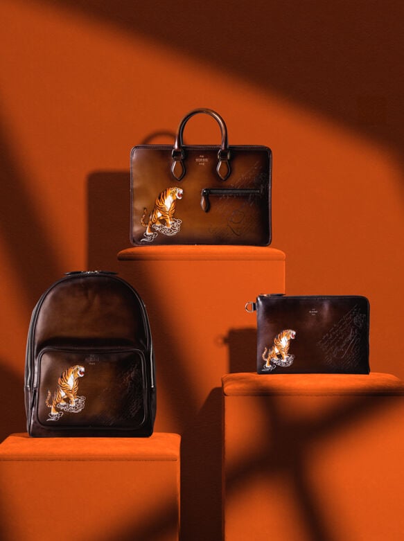 全新产品: BERLUTI CELEBRATES YEAR OF THE TIGER WITH A LIMITED-EDITION TATTOO CAPSULE COLLECTION