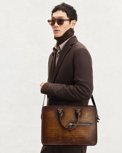 Un Jour Mini Briefcase, Cacao Intenso, hi-res