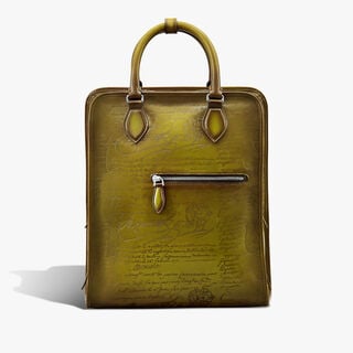 Sac A Dos Premier Jour En Cuir Scritto, JUNGLE GREEN, hi-res