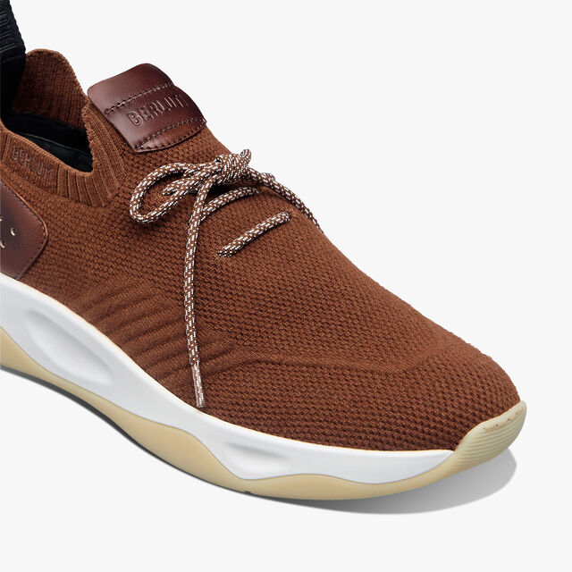 Shadow Cashemere And Lagoon Calf Sneaker , TOFFEE, hi-res 6