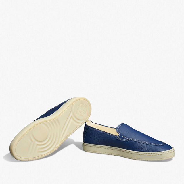 Mocassin Eden En Cuir Scritto, BLU SHADOW, hi-res 4