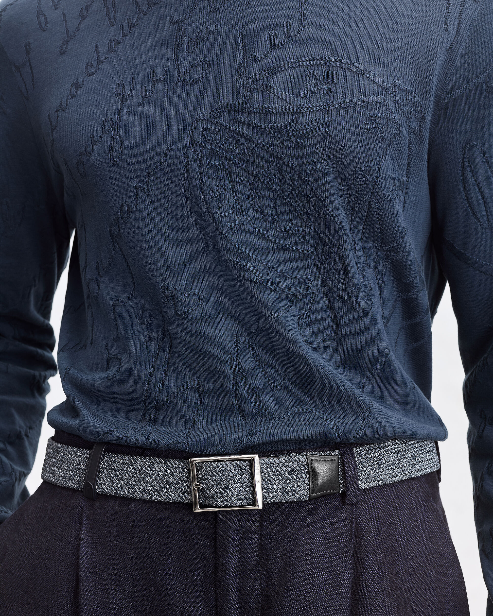 Classic Tress&eacute;e Belt, Stone Denim, hi-res