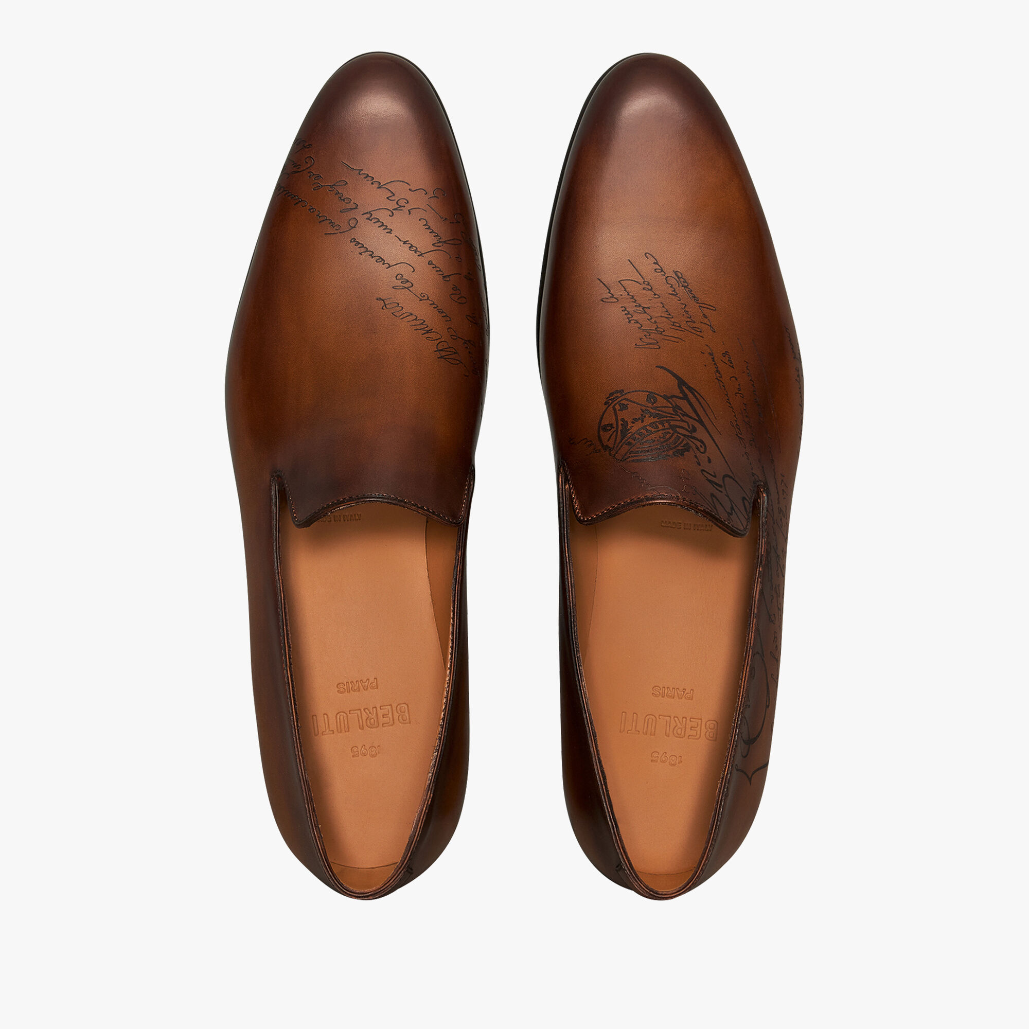 Cursive Galet Scritto Leather Loafer | Berluti US