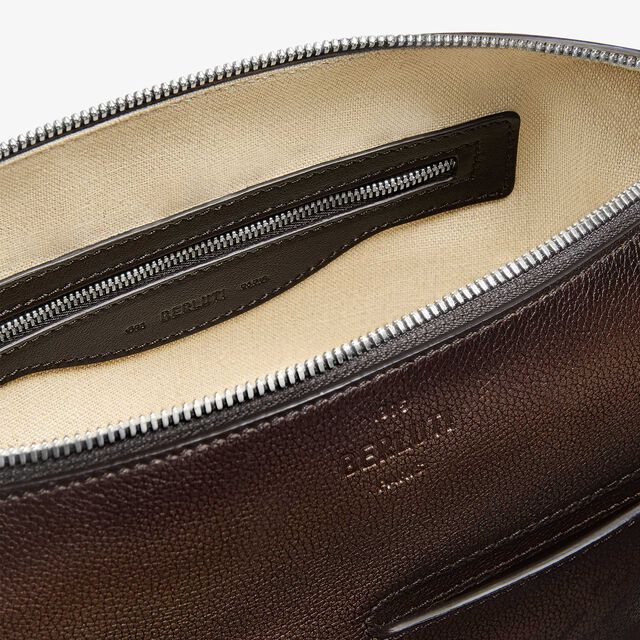 Toujours Soft Zipped Hobo Xs Scritto Leather Messenger, SOFT BROWN, hi-res 7