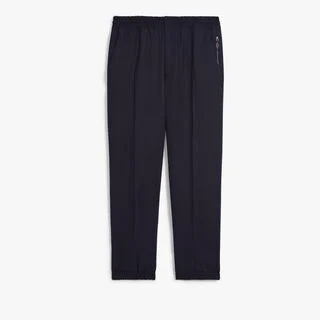 Stretch Wool Jogpants, MARINE, hi-res