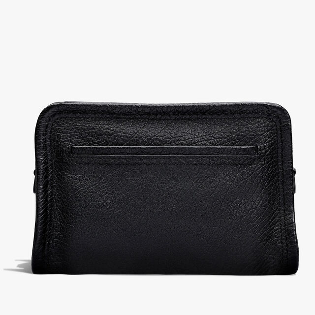 Journalier Xs Leather Messenger, DEEP BLACK, hi-res 3