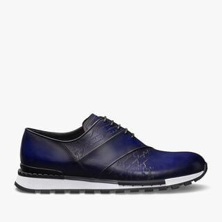 Fast Track Scritto Leather Sneaker, BLEU PRUSSIEN, hi-res
