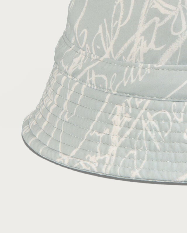 Scritto Pattern Bucket Hat, Celadon Scritto, hi-res