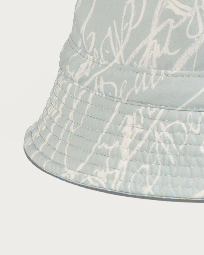 Scritto Pattern Bucket Hat, Celadon Scritto, hi-res