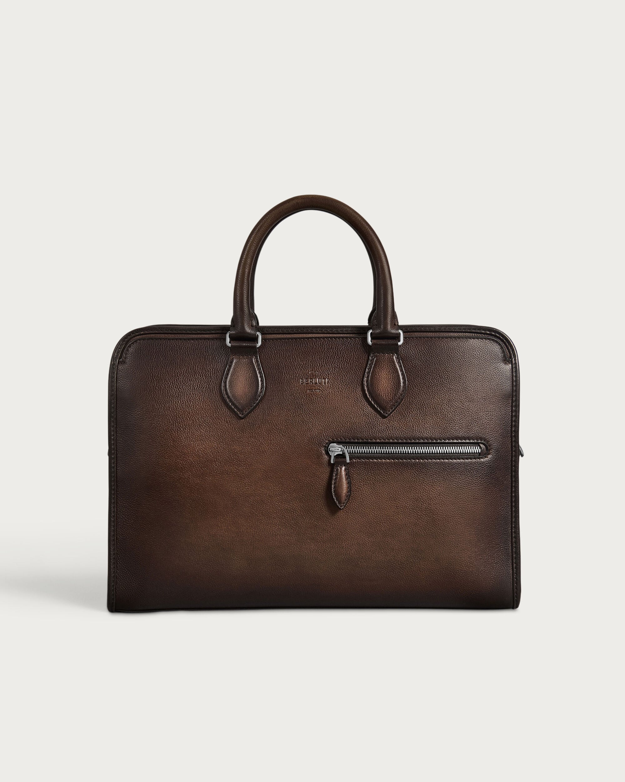 Un Jour Mini Briefcase, Soft Brown, hi-res