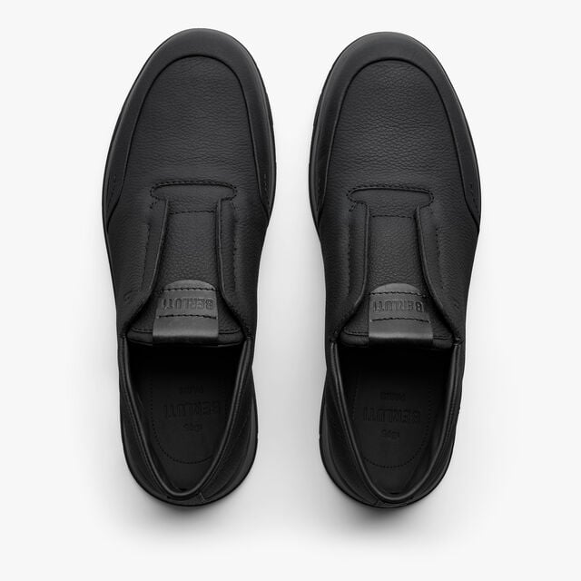 Echappee Soft Grained Calf Leather Slip-On, BLACK, hi-res 3