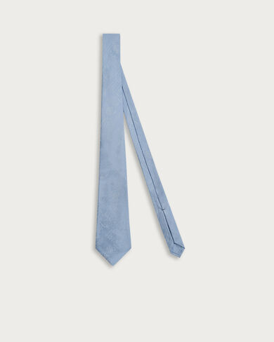ヘリンボーン スクリットパターン タイ, Sky Blue, hi-res