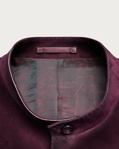 Patina Leather Foresti&egrave;re Jacket, Purple Grape, hi-res
