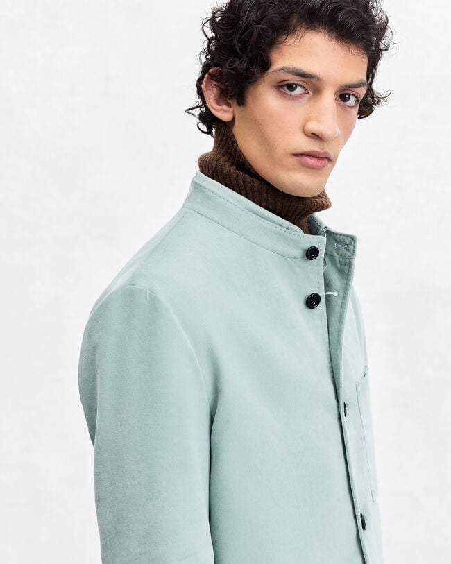 Cotton Corduroy Foresti&egrave;re Jacket, Duck Egg, hi-res