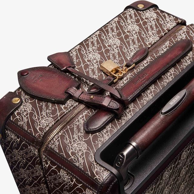 Formula 1005 Toile Marbeuf Rolling Suitcase, DARK BROWN + MADURO, hi-res 5