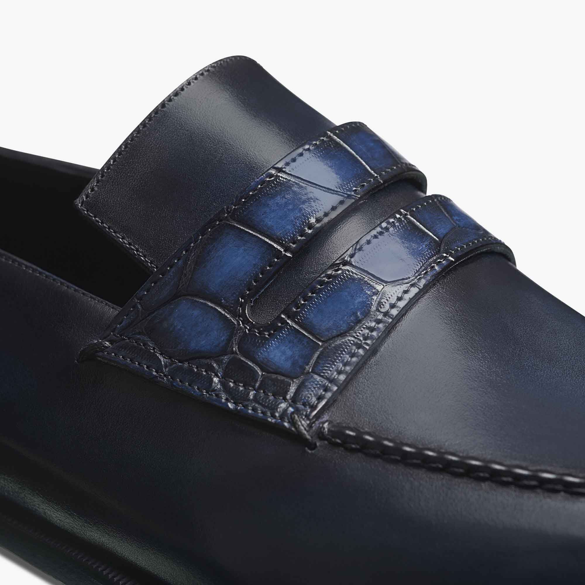 Andy Demesure Calf and Alligator Leather Loafer Berluti AE