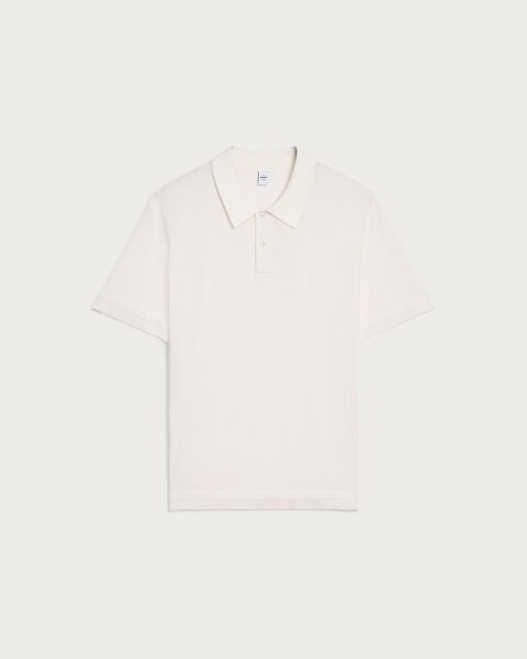 B-Thabor Embroidery Polo, Off White, hi-res