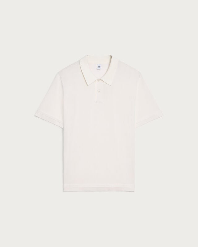 B-Thabor Embroidery Polo, Off White, hi-res