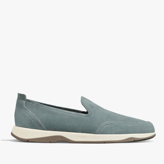 Echappée Suede Calf Loafer, LIGHT BLUE, hi-res