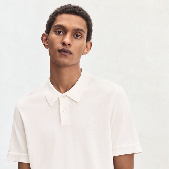 B-Thabor Short Sleeves Polo, OFF WHITE, hi-res 2