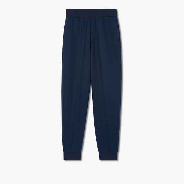 Jogging Trousers With Embroidered Crest, ULTRAMARINE  / LEAD, hi-res 1