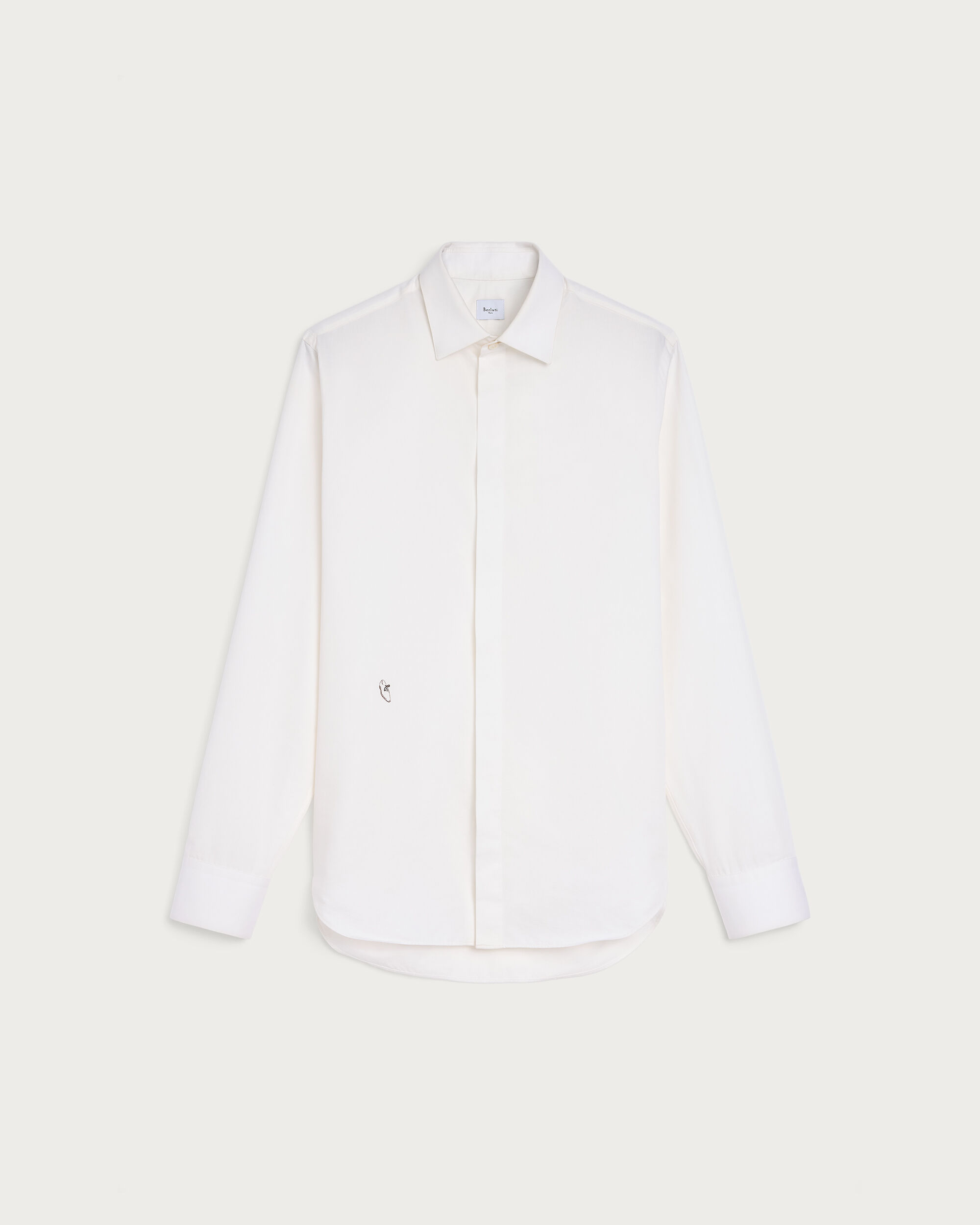 Andy Shirt with Alessandro Embroidery, Blanc Optique, hi-res