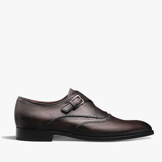 Rapiécé-Reprisé Scritto Leather Monk