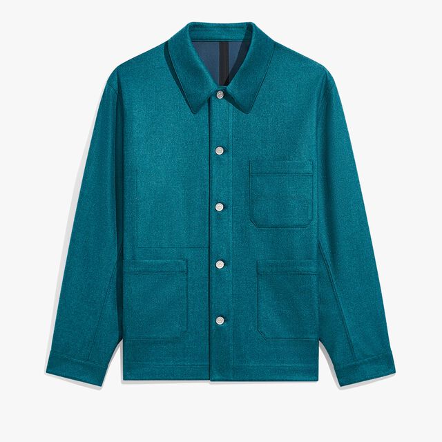 Technical Wool Charbonnier Jacket, COLVERT GREEN, hi-res 1
