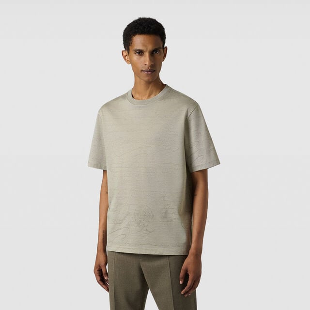 Scritto Pique T-shirt, LIGHT PEBBLES GREY, hi-res 2