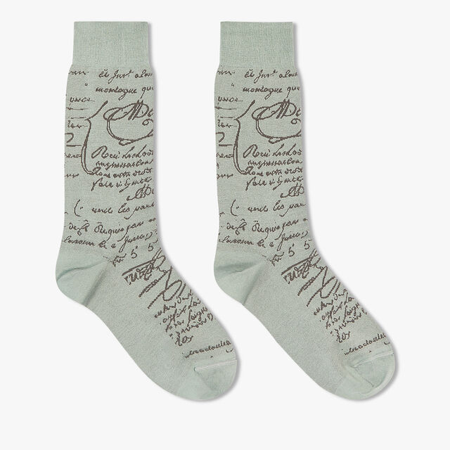 Scritto Socks, ORGANIC  GREY, hi-res 1