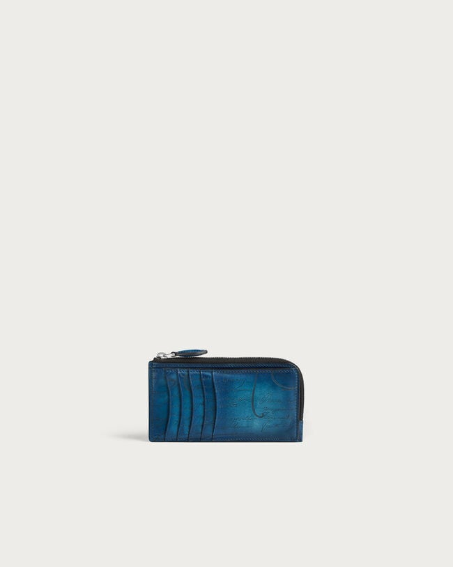Koa Maxi Zipped Card Holder, Gasoline, hi-res