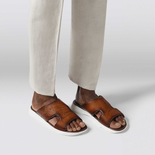 Shadow Leather Sandal, CACAO INTENSO, hi-res 7