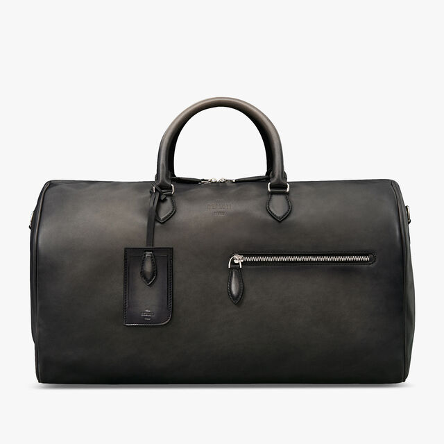 Sac De Voyage Jour Off Moyen Modèle En Cuir, NERO GRIGIO, hi-res 1