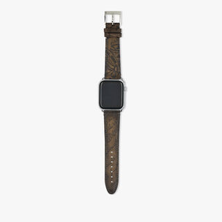 Scritto Leather Apple Watch Bracelet, OLIVE, hi-res