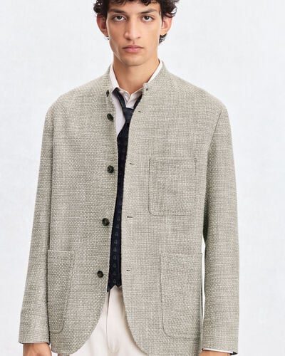 Light Tweed Foresti&egrave;re Jacket, Beige Melange, hi-res