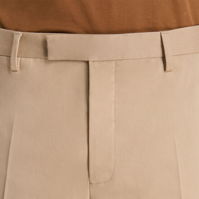 Stretch Cotton Chino, SAND BEIGE, hi-res 5