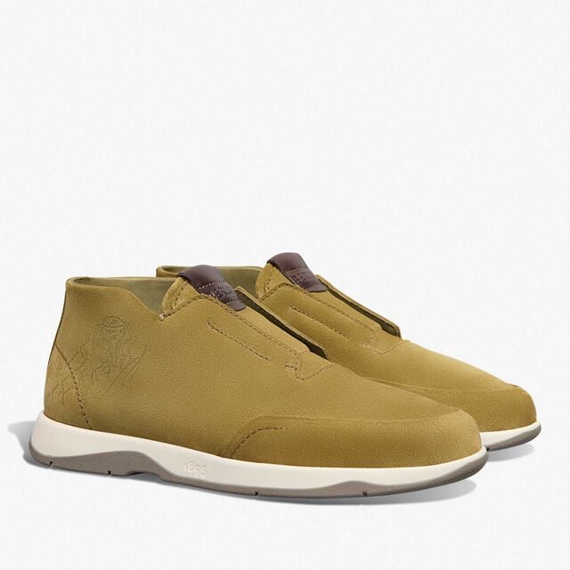 Échappée Scritto Suede Slip-On, ACID GREEN, hi-res 2