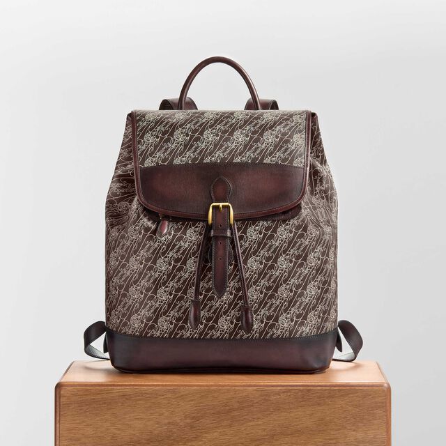 Sac À Dos Toile Marbeuf Backpack, DARK BROWN + MADURO, hi-res 8