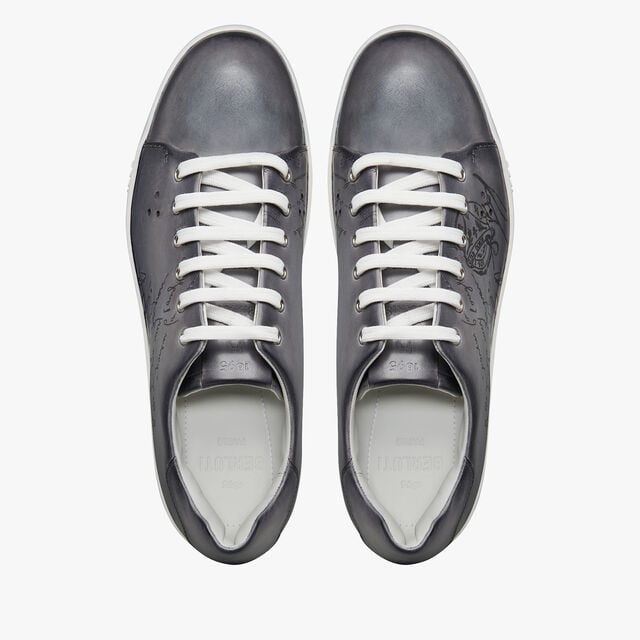Playtime Scritto Leather Sneaker, LIGHT ALUMINIO, hi-res 3