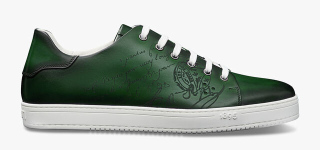 Playtime Scritto Leather Sneaker, TOPIARY GREEN, hi-res