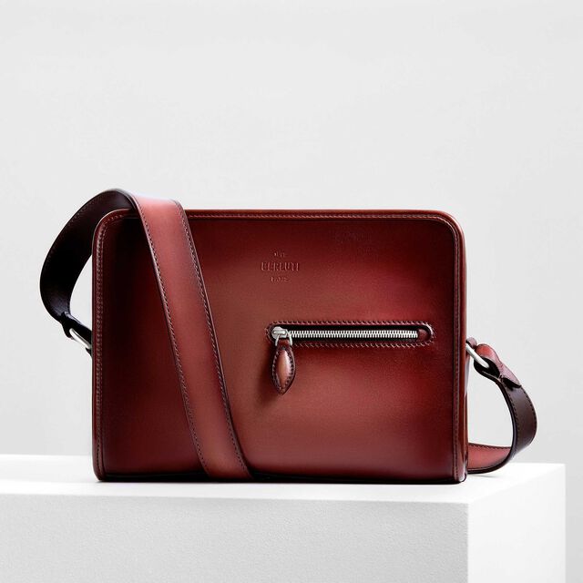 Journalier Leather Messenger, LIGHT SAINT EMILION, hi-res 7