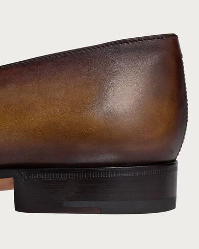 Galet Cursive Slipper, Tobacco Bis, hi-res