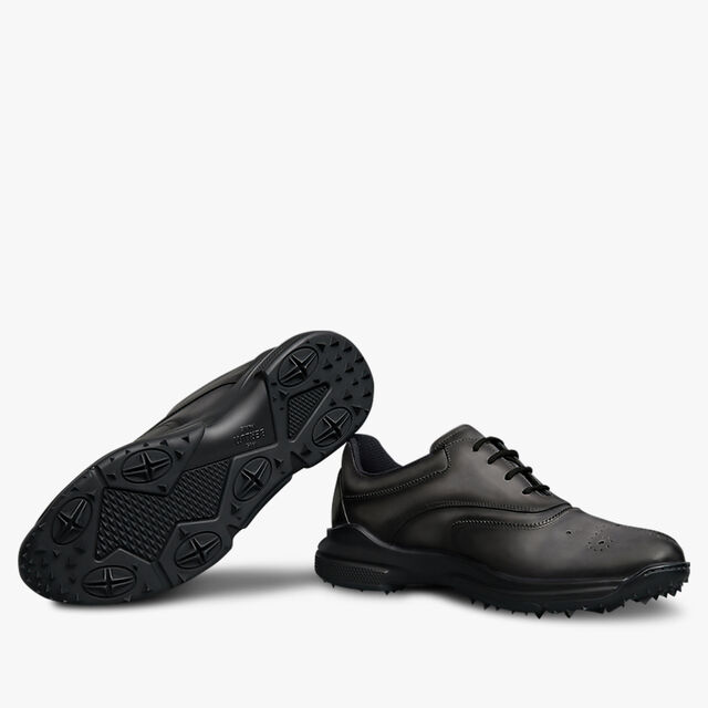 Swing Scritto Leather Golf Shoe, NERO GRIGIO, hi-res 4