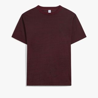 T-Shirt En Jacquard Scritto All-Over, ST EMILION, hi-res