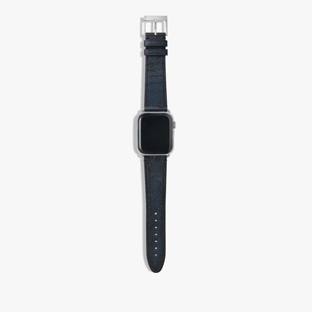 Apple Watch Bracelet Scritto Leather, INDIGO DENIM, hi-res 2