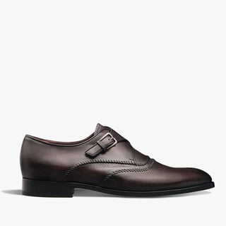 Rapiécé-Reprisé Scritto Leather Monk