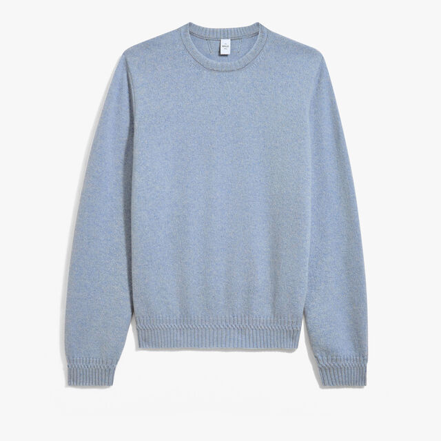 Pull en Cachemire, FROSTED BLUE, hi-res 1