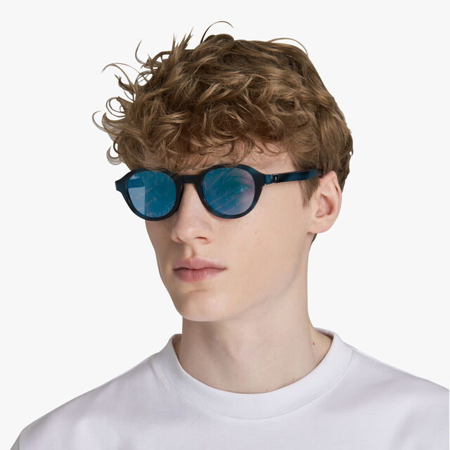 Eclipse Acetate Sunglasses, DEEP ROTHKO+AZURE BLUE, hi-res 5