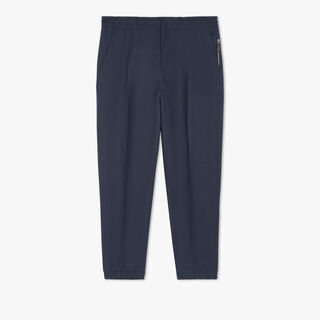 Pantalon de Jogging En Lin, COLD NIGHT BLUE, hi-res