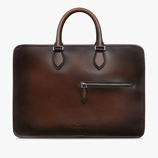 Deux Jours Leather Briefcase